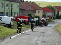 Těšanští hasiči v&nbsp;akci